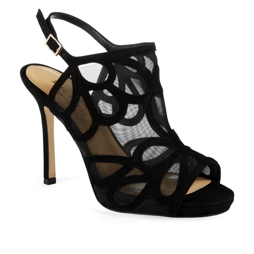 Kate Spade Fanni Slingback Black Heels